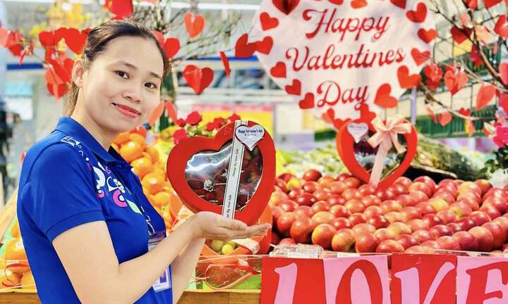 Co.opmart, Co.opXtra tăng lượng hàng đón Valentine