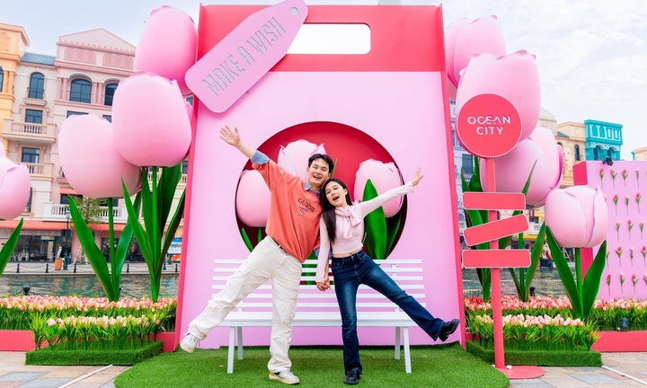 'Mảnh đất tình yêu' Ocean City đón nghìn cặp đôi trong ngày Lễ tình nhân 14/2