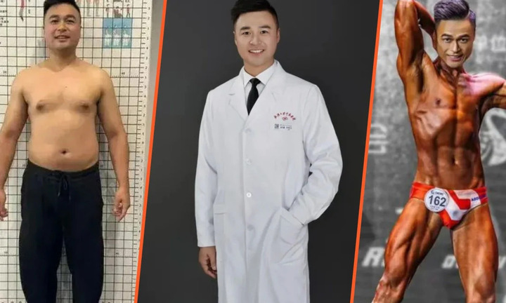 Bác sĩ giảm 24kg, giành giải cuộc thi thể hình để làm gương cho bệnh nhân