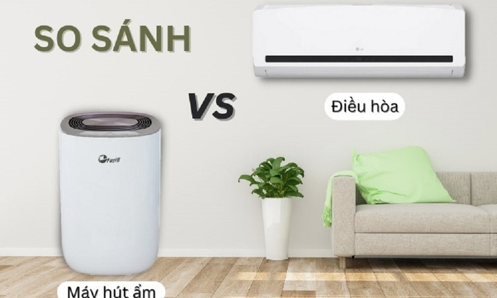 Chống nồm ẩm dùng điều hoà hay máy hút ẩm có lợi hơn?