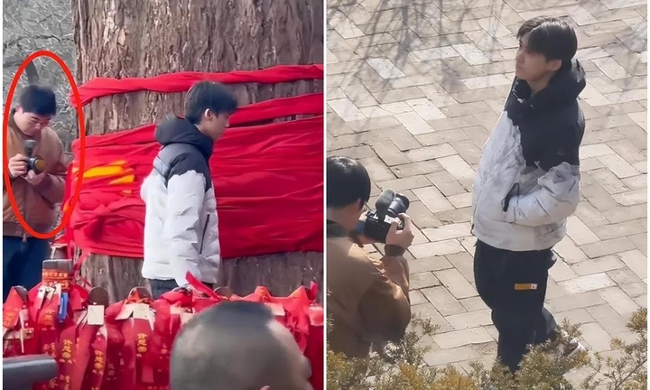 Sao Hoa ngữ 23/2: 'Nam thần màn ảnh' mang theo nhiếp ảnh gia khi đi chùa