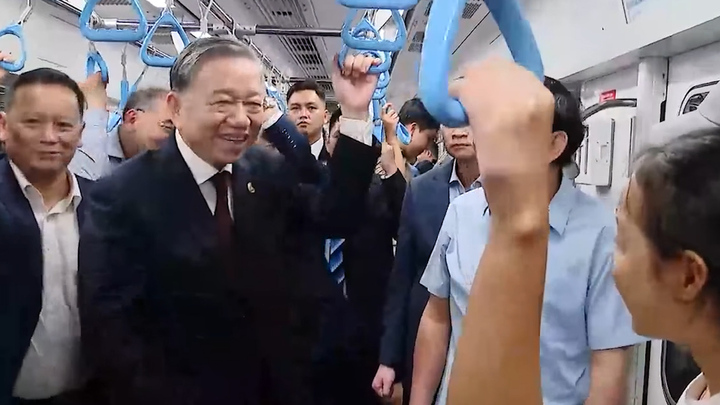 Tổng Bí thư Tô Lâm trải nghiệm Metro số 1 Bến Thành - Suối Tiên