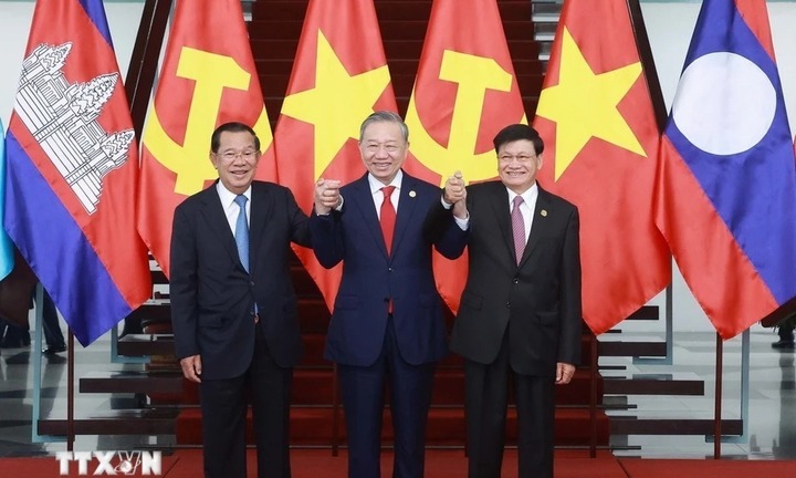Tăng cường đoàn kết, gia tăng hiệu quả hợp tác Việt Nam - Lào - Campuchia