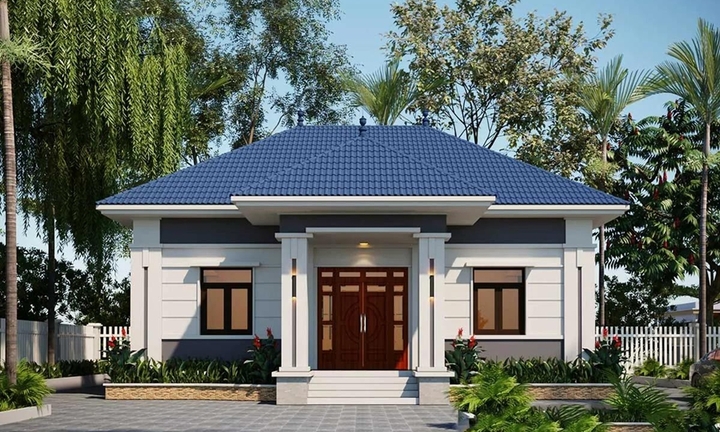 Tổng hợp các mẫu nhà 500 triệu 1 tầng ở nông thôn