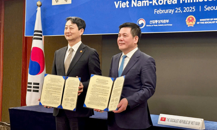 Việt Nam - Hàn Quốc thúc đẩy hợp tác năng lượng, công nghiệp và thương mại