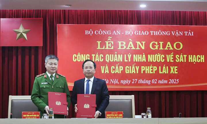 Bộ Công an tiếp nhận nhiệm vụ sát hạch, cấp giấy phép lái xe từ Bộ GTVT