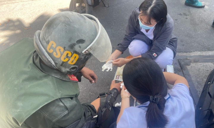 Chiến sĩ cơ động bị đâm ở Vũng Tàu đã hy sinh