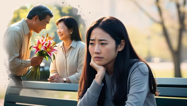 Tôi chỉ mong một lần bố tặng quà 8/3 cho mẹ 