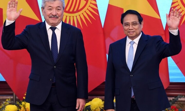 Tuyên bố chung về kết quả chuyến thăm Việt Nam của Thủ tướng Kyrgyzstan