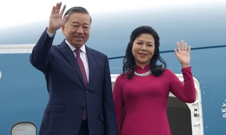 Tổng Bí thư Tô Lâm và Phu nhân rời Hà Nội thăm cấp Nhà nước Indonesia