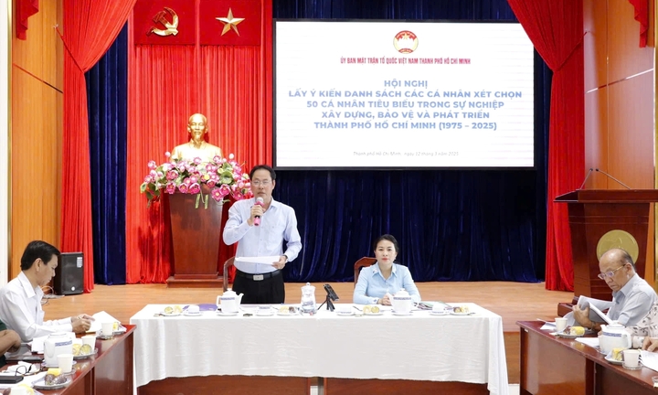 Xét chọn 50 cá nhân tiêu biểu tôn vinh dịp kỷ niệm 50 năm Giải phóng miền Nam