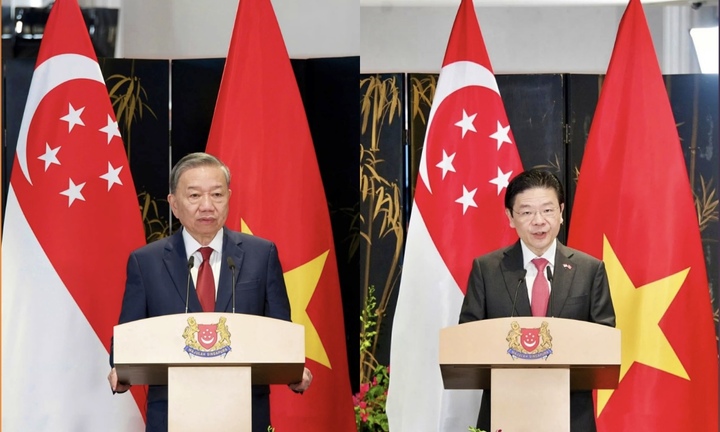 Tuyên bố chung nâng cấp Quan hệ Đối tác chiến lược toàn diện Việt Nam- Singapore