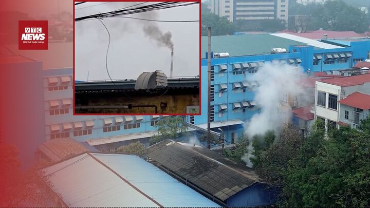 Bắc Ninh: Công ty may xả khói đen kịt, dân nghẹt thở kêu cứu