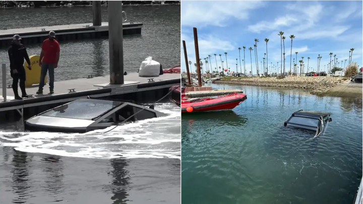 Mang xe Tesla Cybertruck lội sông, tài xế nhận 'trái đắng'