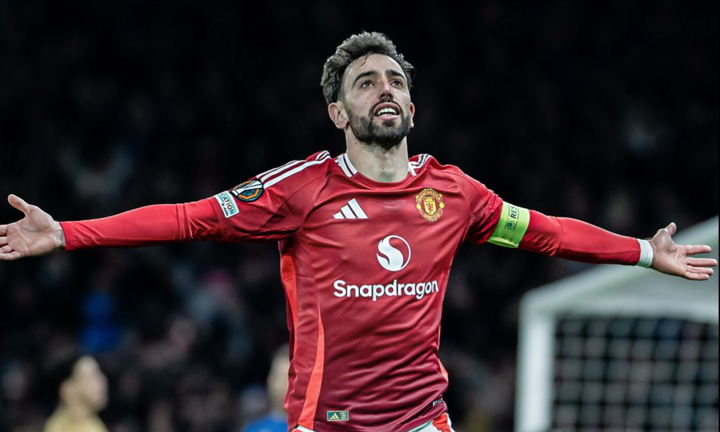 Bruno Fernandes lập hattrick, Man Utd vào tứ kết Europa League