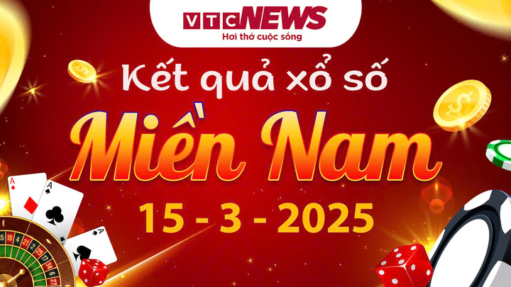 XSMN 15/3 - Trực tiếp kết quả xổ số miền Nam hôm nay 15/3/2025 