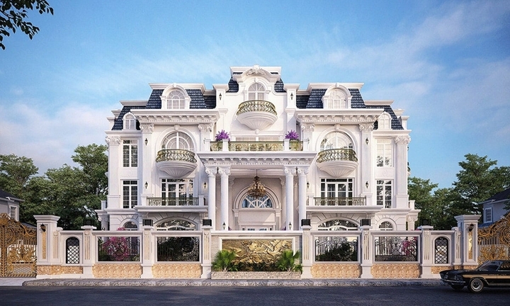 Những mẫu biệt thự phong cách châu Âu sang trọng được yêu thích