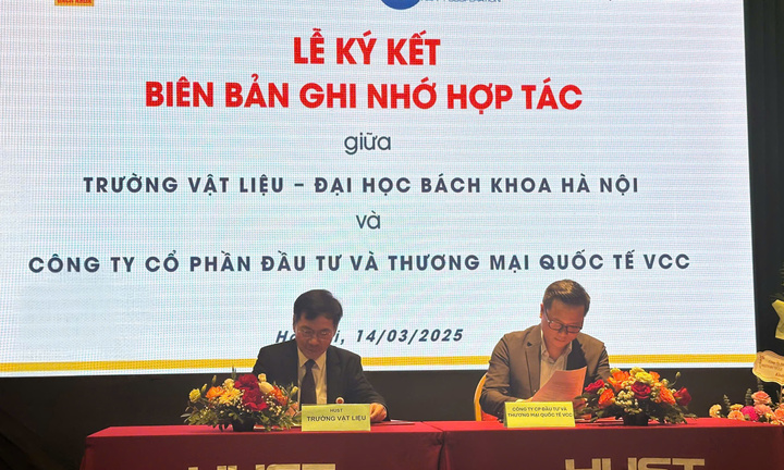 VCC hợp tác trường Vật liệu: Phát triển chất kết dính, an toàn môi trường