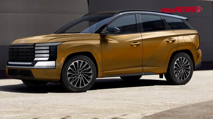 Hyundai Tucson lộ phiên bản mới ra mắt năm 2026, thiết kế giống Palisade?