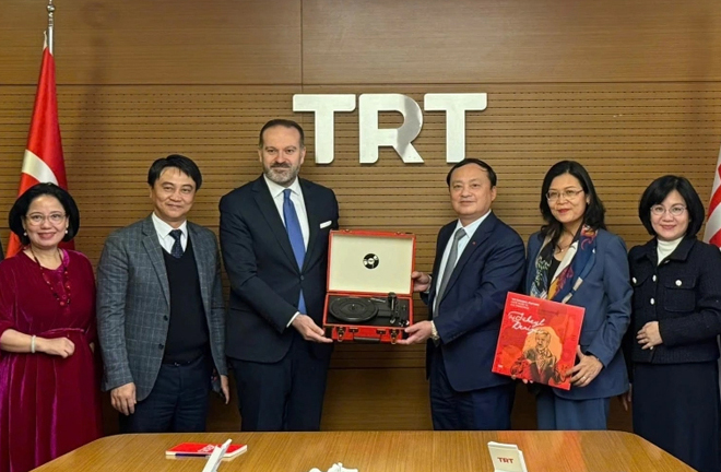 VOV và Đài PTTH Thổ Nhĩ Kỳ đẩy mạnh hợp tác về công nghệ và đào tạo