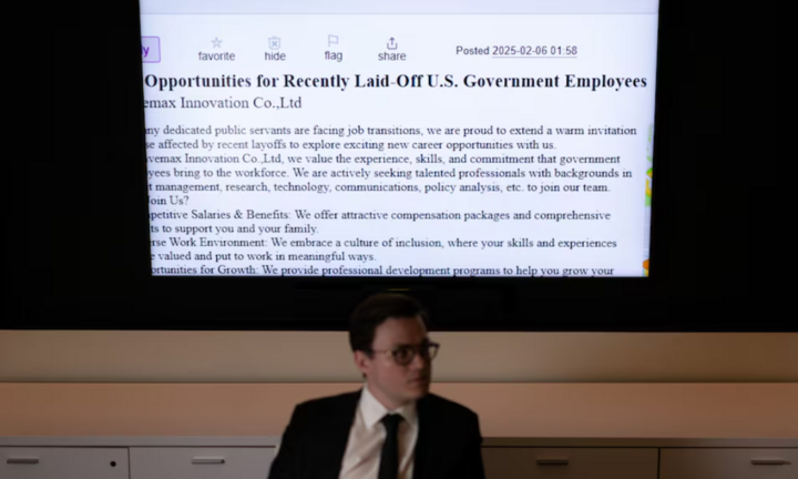 Mạng lưới tuyển dụng bí ẩn nhắm vào cựu nhân viên chính phủ Mỹ