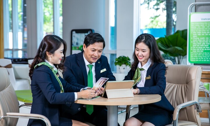 Vietcombank cho vay để liên kết sản xuất, chế biến và tiêu thụ sản phẩm lúa gạo 