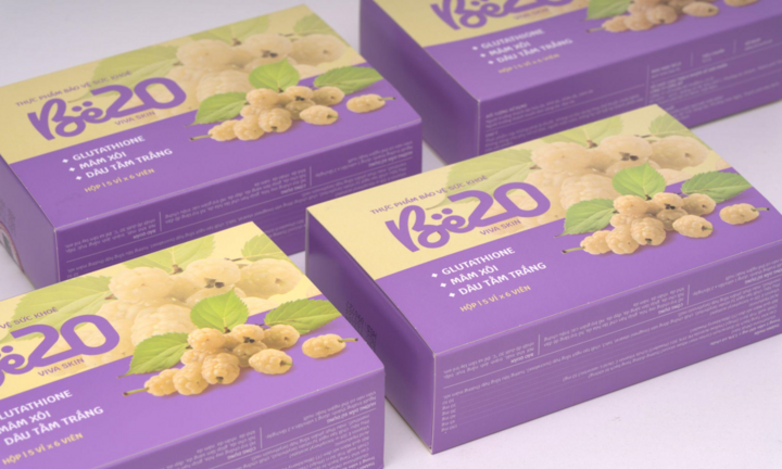 Viên hỗ trợ sáng da Be20 Viva Skin - làm đẹp từ bên trong