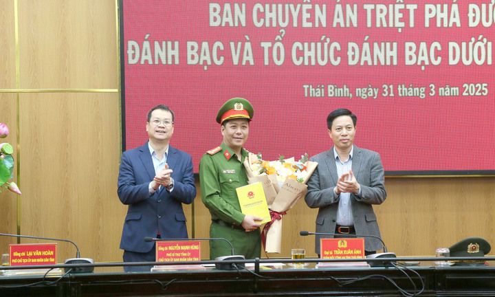 Triệt phá đường dây đánh bạc liên tỉnh đặc biệt lớn ở Thái Bình