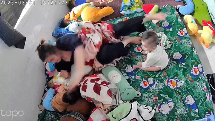 Công an vào cuộc vụ bảo mẫu cơ sở tư nhân đánh trẻ ở Tiền Giang