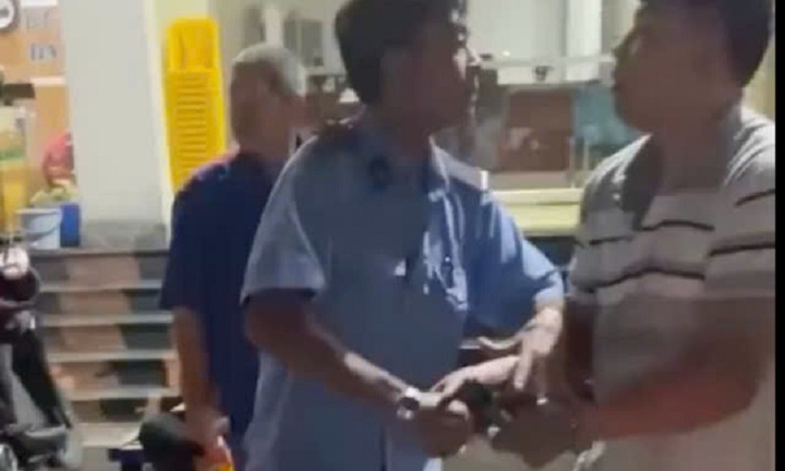 Xôn xao clip bảo vệ bến xe Đồng Nai cầm vật giống súng trong vụ xô xát