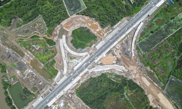 Cận cảnh nút giao quan trọng bậc nhất Vành đai 3 trước ngày thông xe kỹ thuật