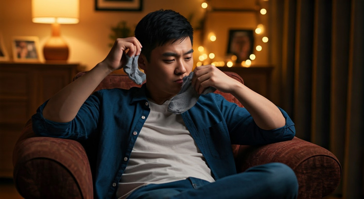 Thói quen ngửi tất thối khiến người đàn ông bị nhiễm trùng phổi