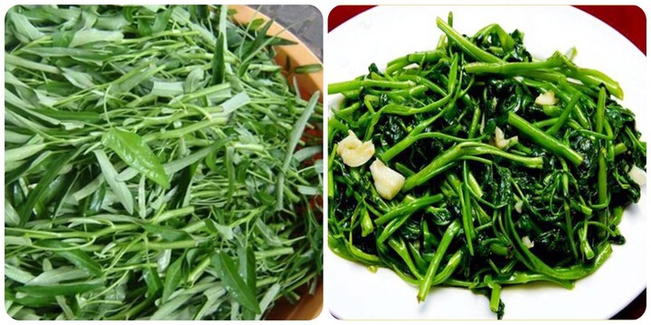 Rau muống xào tỏi có tác dụng gì?