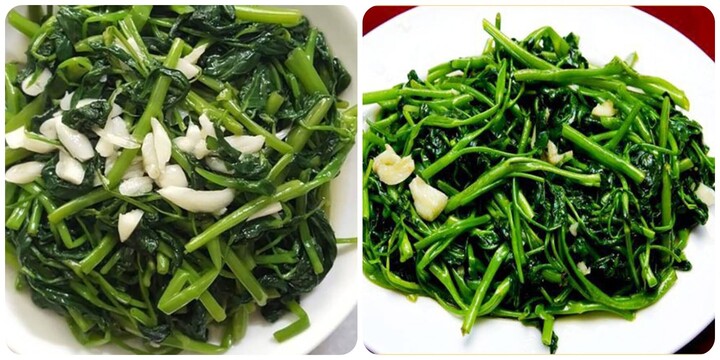 Những nhóm người nên thường xuyên ăn rau muống xào tỏi