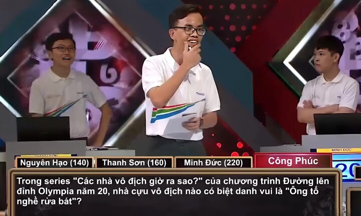 Câu hỏi Đường lên đỉnh Olympia khiến 4 thí sinh 'bó tay'