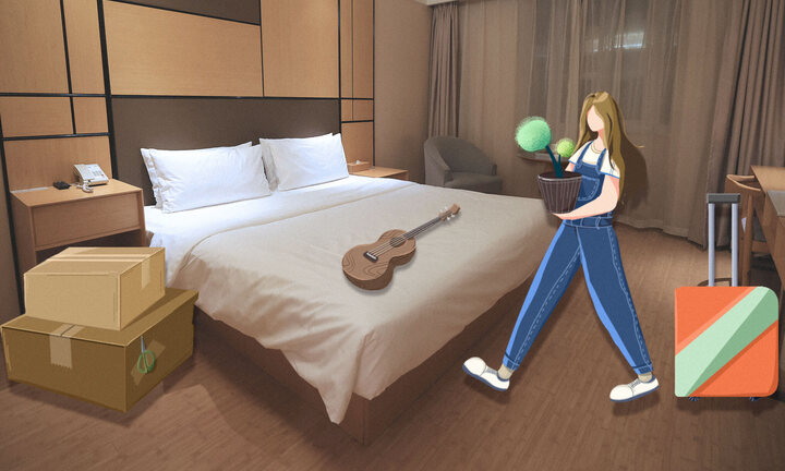 Trào lưu sống dài ngày trong khách sạn vì rẻ hơn thuê nhà 