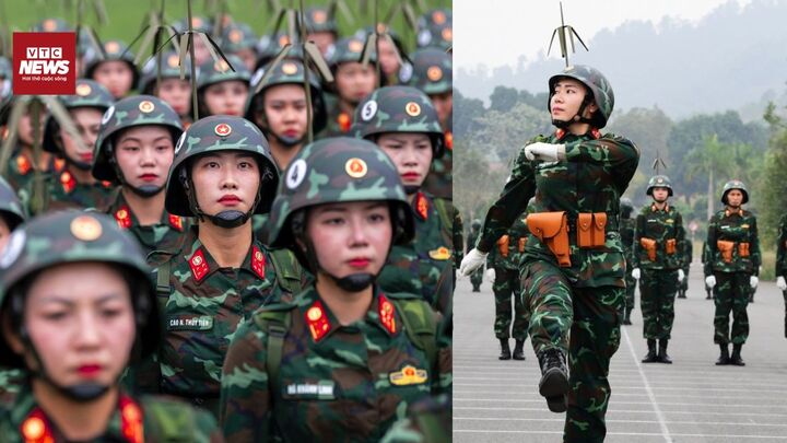 Mang trang phục diễu binh 6kg, nữ quân nhân chia sẻ khiến ai cũng phải bật cười