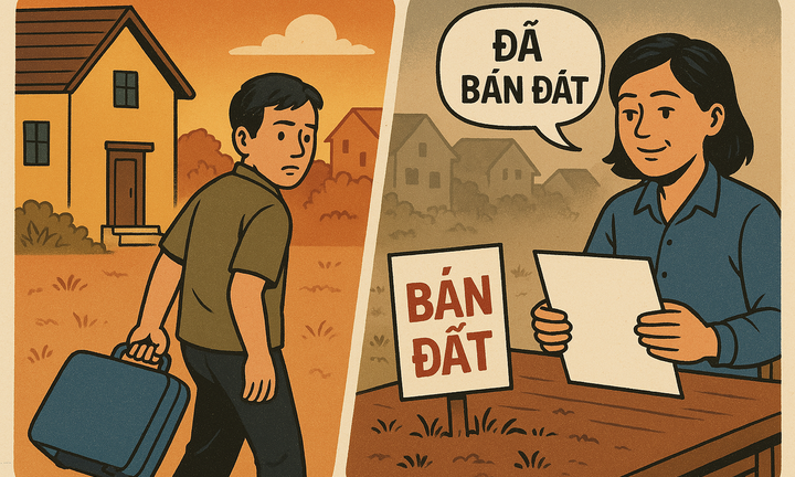 Vợ tự ý bán đất khi chồng vắng nhà, phải làm sao?