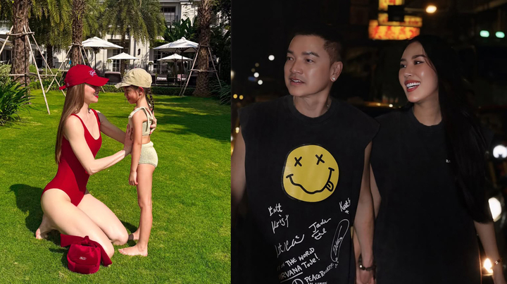 Sao Việt 14/4: Hà Hồ khoe con gái, Quang Minh tình tứ bên người yêu kém 37 tuổi