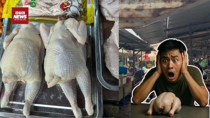 Sự thật kinh hoàng gà thải loại 50.000đ/kg lên bàn ăn đang bán đầy chợ