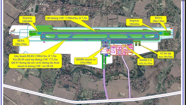 Phê duyệt quy hoạch sân bay Gia Bình đón 5 triệu hành khách/năm