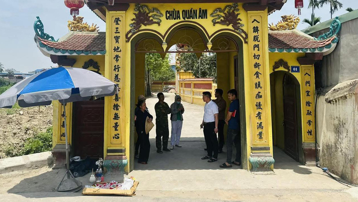 Phát hiện thi thể trẻ sơ sinh trước cổng chùa ở Hải Phòng