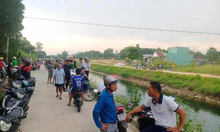 Phát hiện thi thể 2 mẹ con dưới kênh Phú Ninh ở Quảng Nam