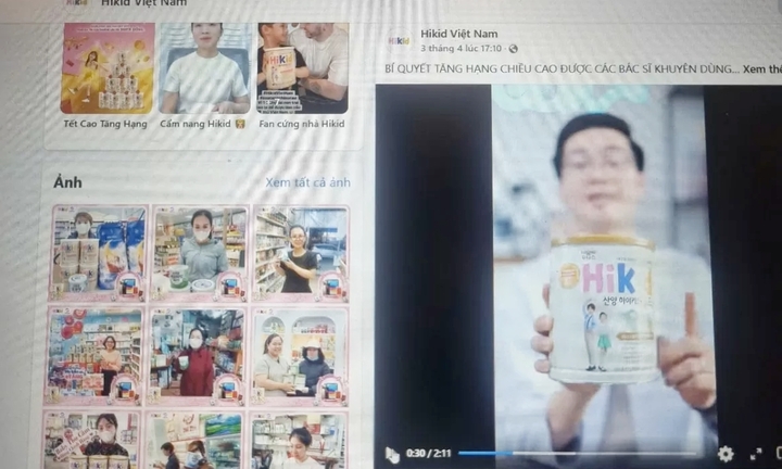 Bộ Y tế yêu cầu kiểm tra sữa Hikid quảng cáo '100g Hikid bằng 20 lít sữa tươi'