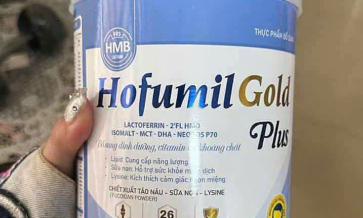 Bệnh viện 108 dừng tư vấn sữa Hofumil Gold Plus của công ty sản xuất sữa giả