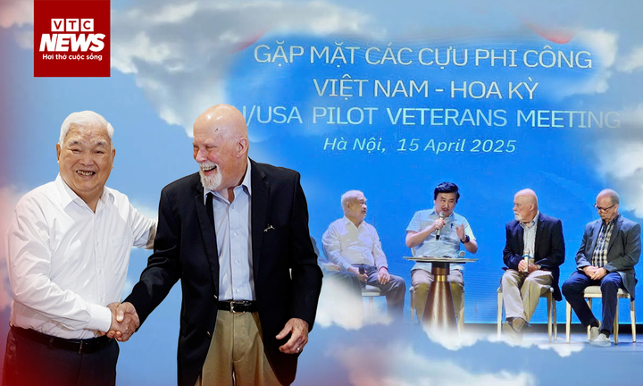 Hai phi công từng đấu súng trên trời hội ngộ sau 50 năm xa cách