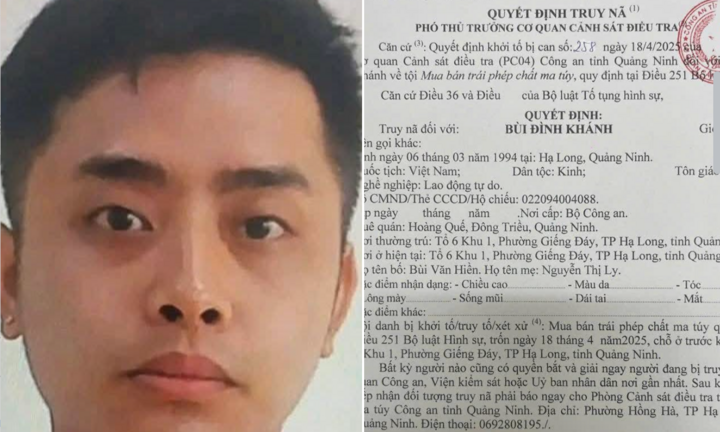 Kẻ bị truy nã Bùi Đình Khánh có thể đang ở Phú Thọ, người dân cần đặc biệt chú ý