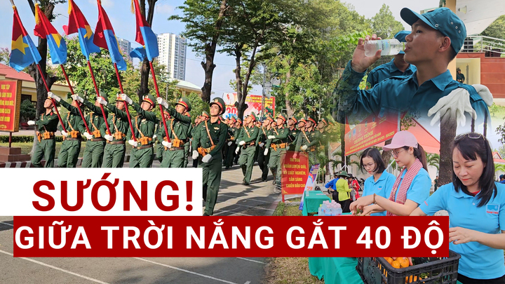 Hình ảnh xúc động tình quân dân trong ngày luyện tập diễu binh 30/4