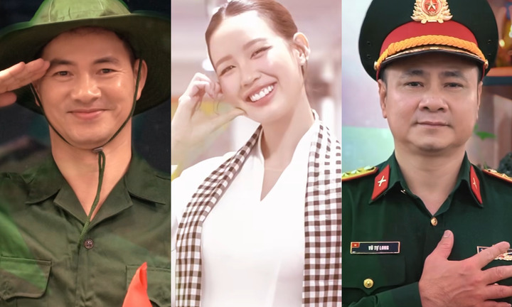 NSND Xuân Bắc, Tự Long và dàn sao Việt bắt trend 'Yêu Việt Nam'