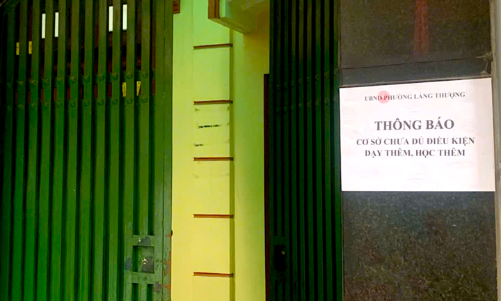 Hà Nội đóng cửa trung tâm dạy thêm 600 học sinh 